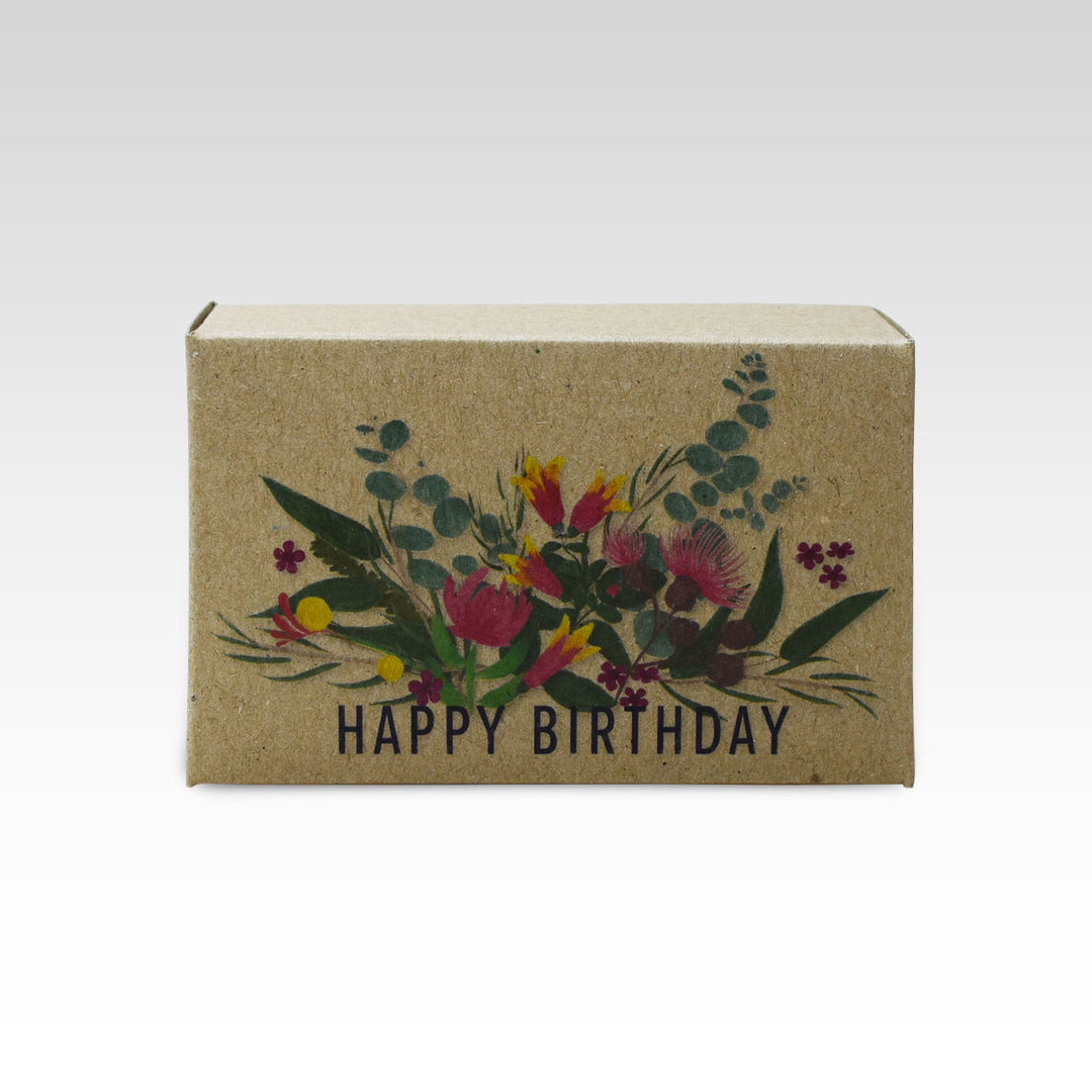Happy Birthday Australiana Floral Soap - Attitudes Boutique Adelaide