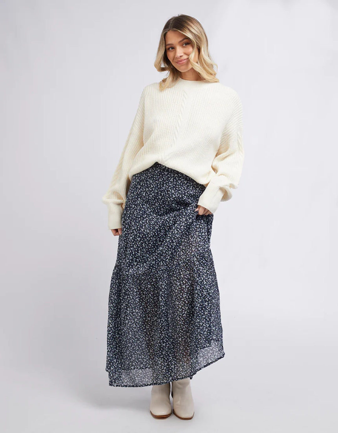 Lulu Floral Maxi Skirt from All About Eve