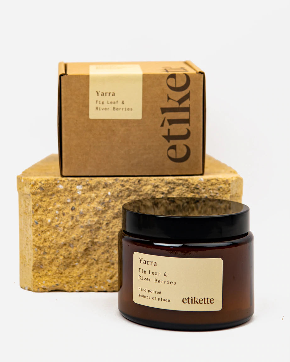 etikette candles yarra candle 500 ml