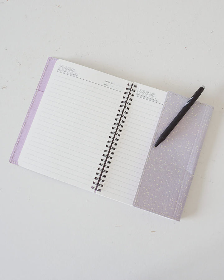 Nabil Notebook in Lavender speckles from Rayell