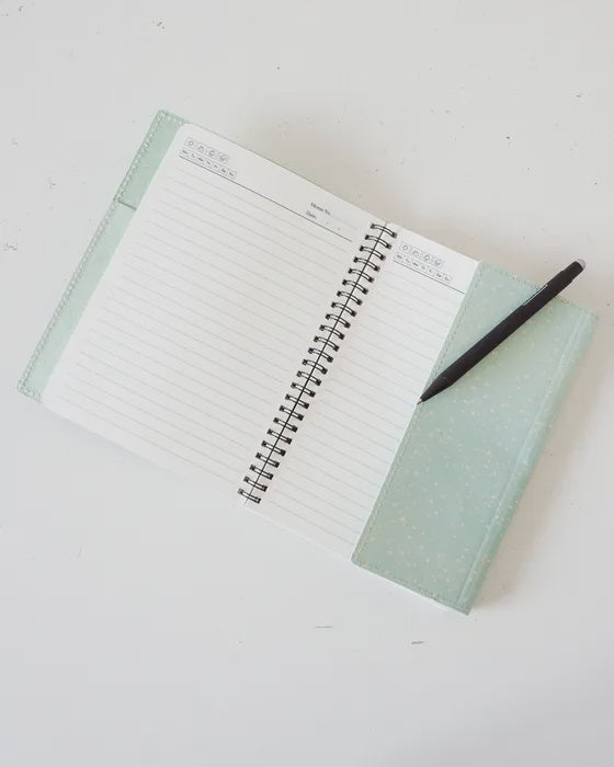 Nabil Notebook in Sage Speckles from Rayell